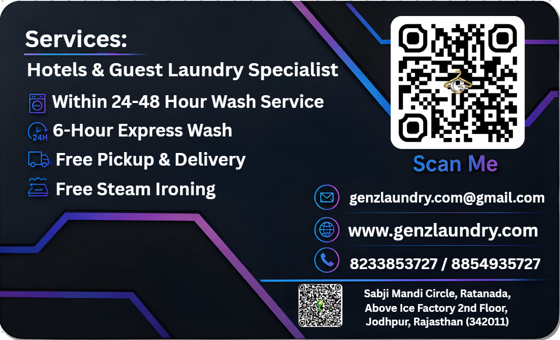 GenZ Laundry Official Contact Card Back
