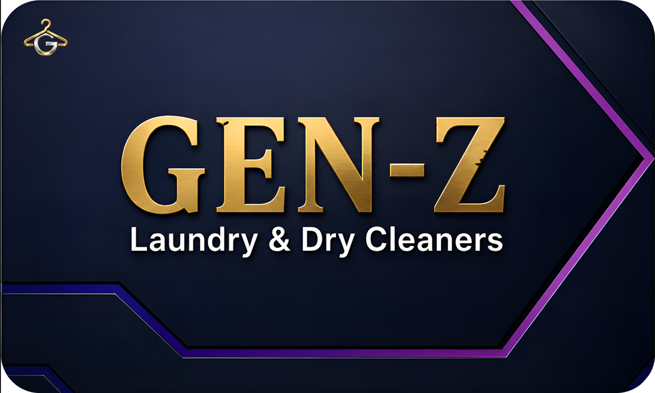 GenZ Laundry Official Contact Card Front